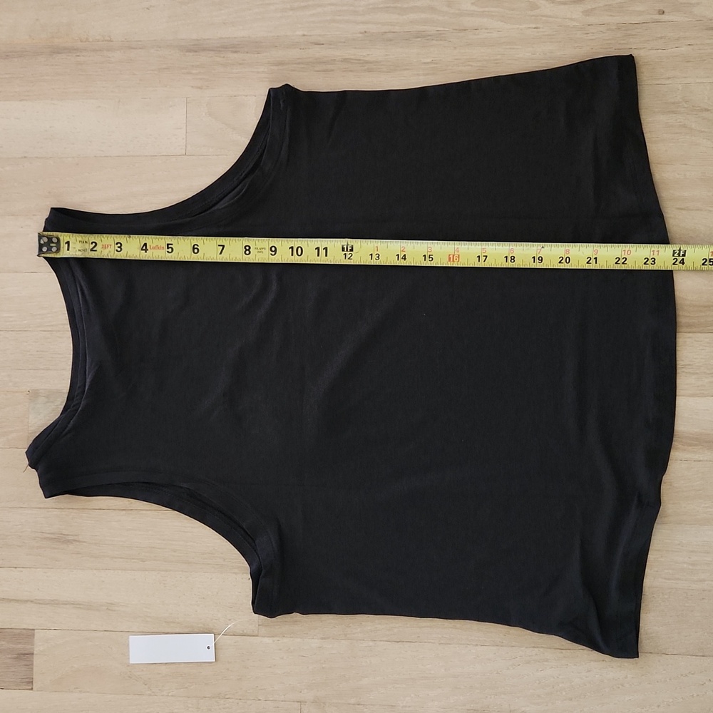NWT Athletic Works Womens Buttercore Relaxed Performance Active Tank Top Black M - Picture 6 of 7